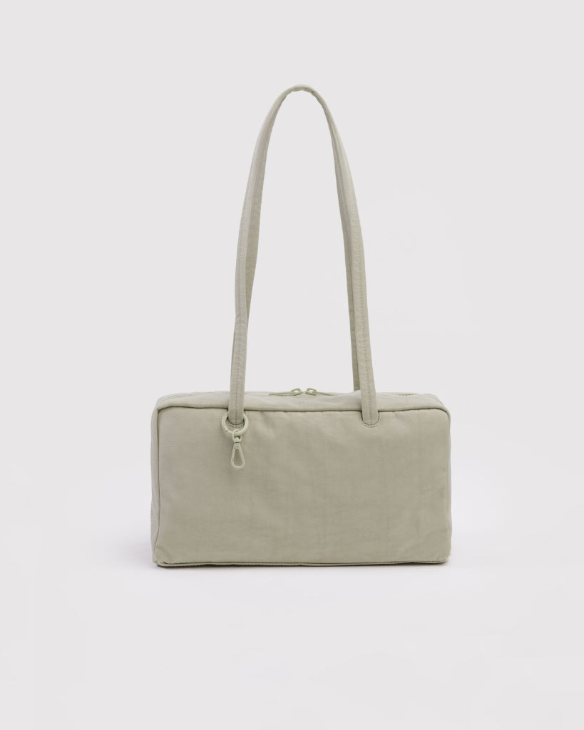 Small Nylon Bowler Bag - Celadon