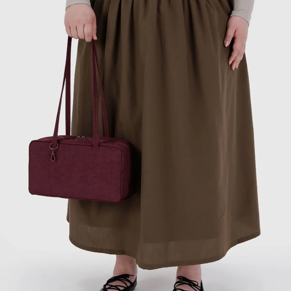 
                      
                        Small Nylon Bowler Bag - Mahogany
                      
                    