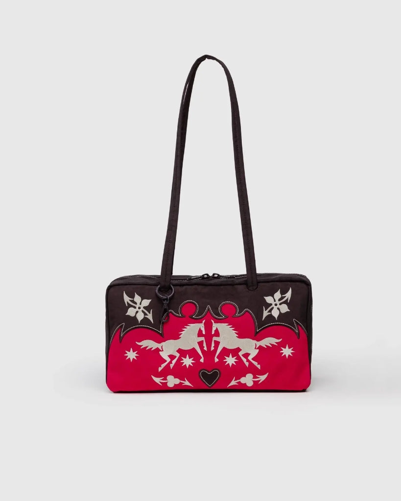 Small Nylon Bowler Bag - Western Appliqué [PRE ORDER]