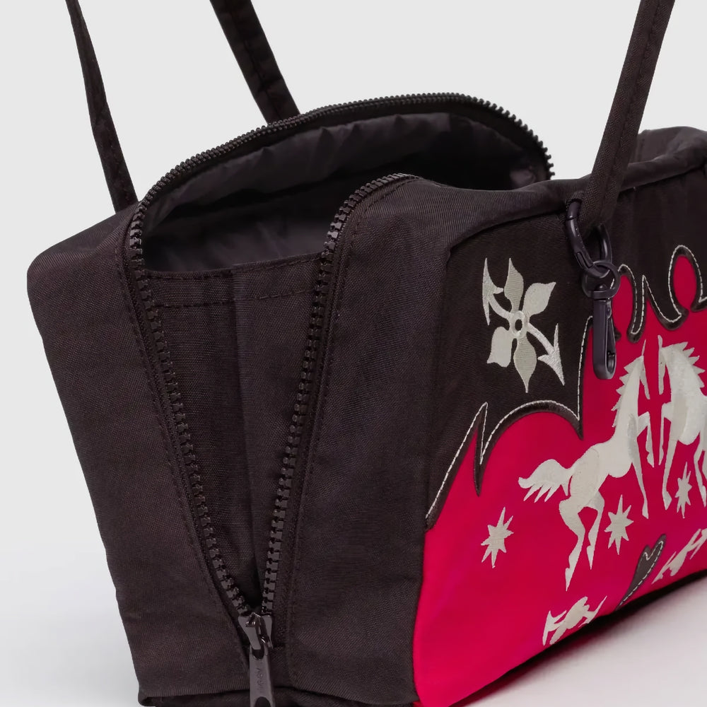 
                      
                        Small Nylon Bowler Bag - Western Appliqué [PRE ORDER]
                      
                    