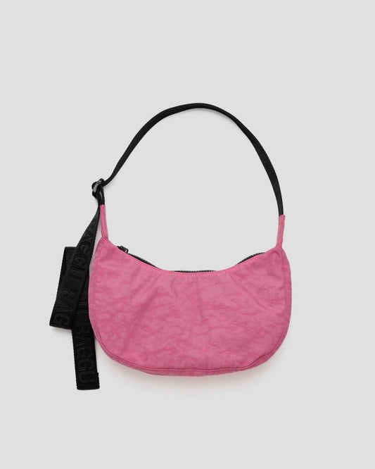 Small Crescent Bag - Azalea Pink