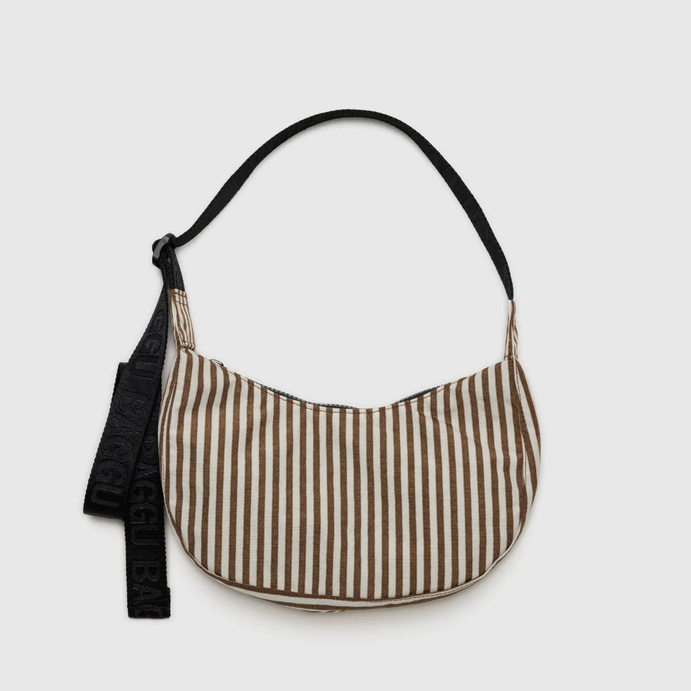 
                      
                        Small Crescent Bag - Brown Stripe
                      
                    