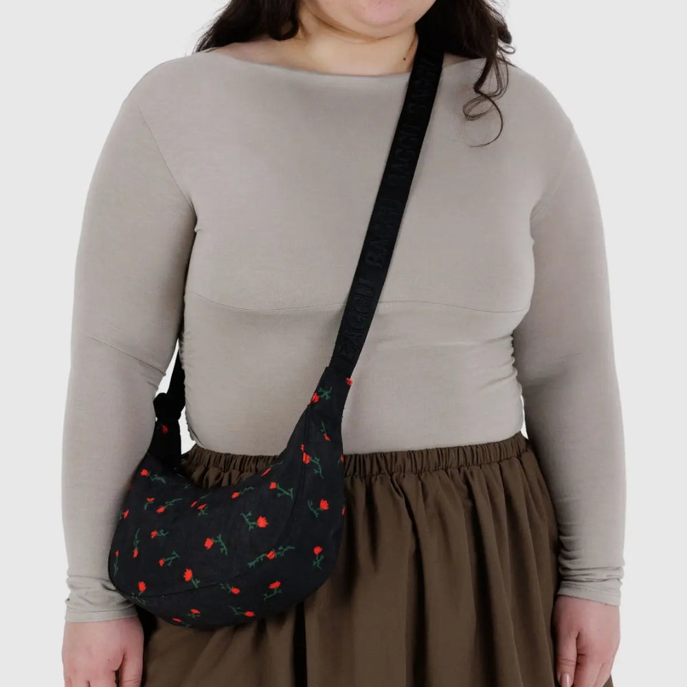 Small Crescent Bag - Painted Wildflower [PRE ORDER]