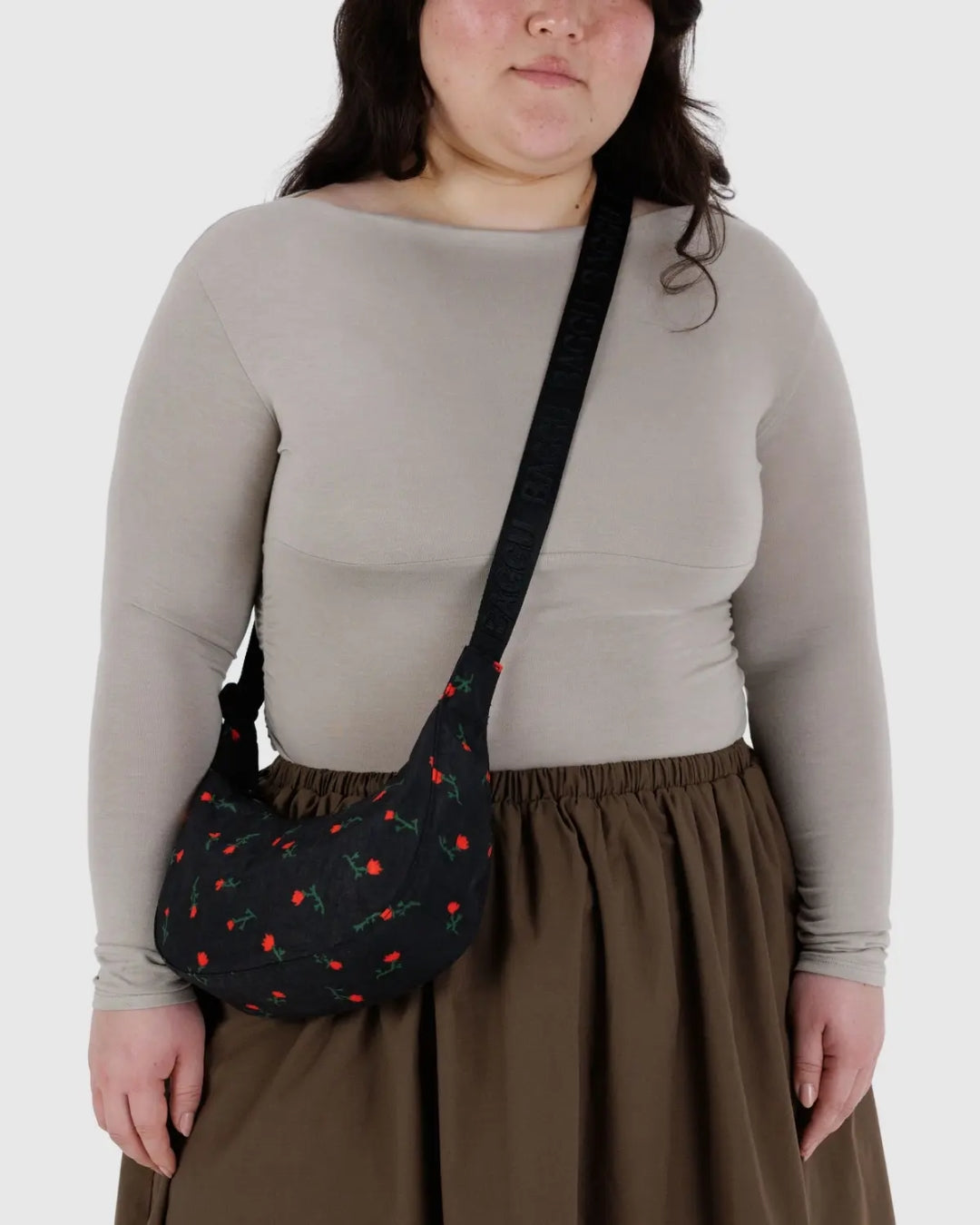 Small Crescent Bag - Painted Wildflower [PRE ORDER]