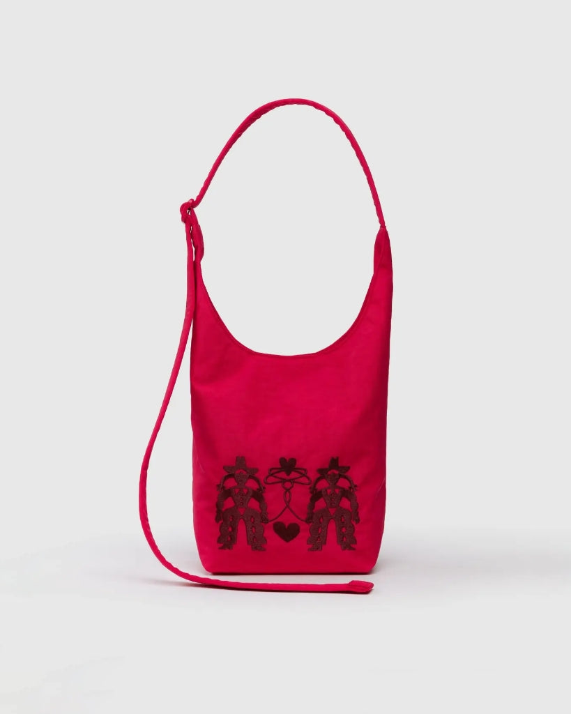 Small Nylon Sling Bag - Embroidered Cowgirl [PRE ORDER]