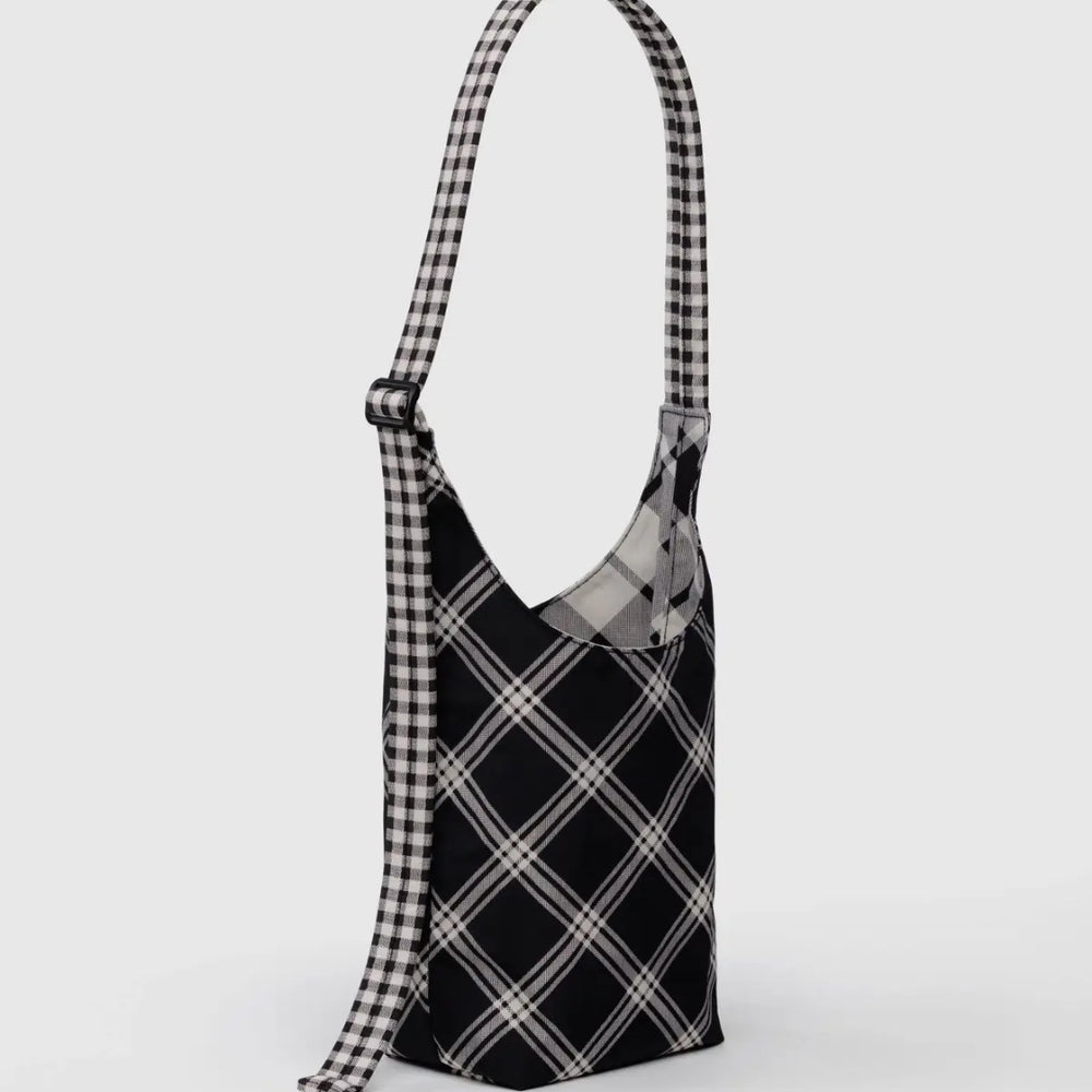 
                      
                        Small Nylon Sling Bag - Mixed Plaid [PRE ORDER]
                      
                    