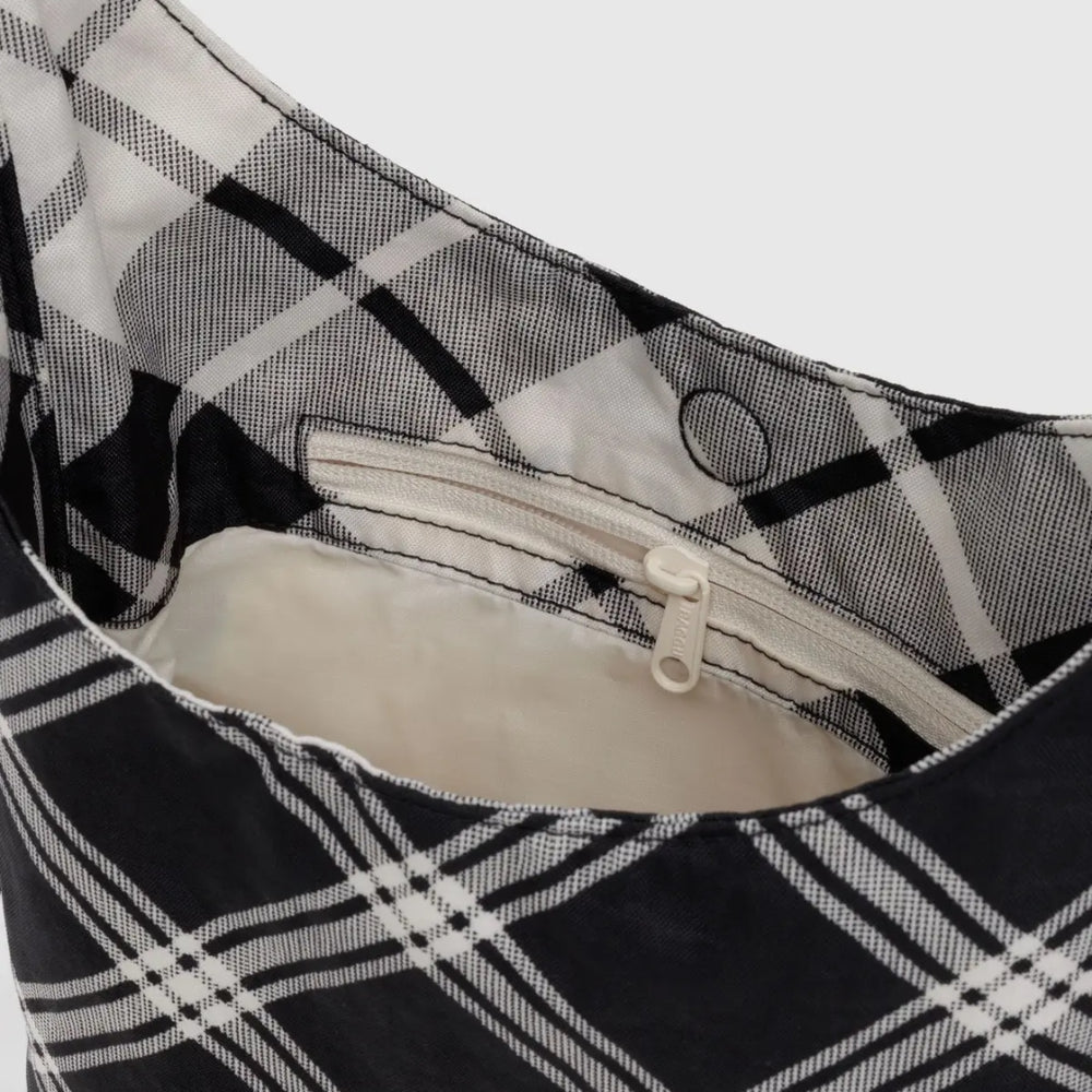 
                      
                        Small Nylon Sling Bag - Mixed Plaid [PRE ORDER]
                      
                    