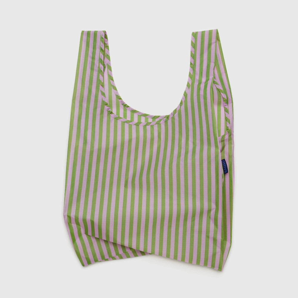 Standard Reusable Bag - Avocado Candy Stripe