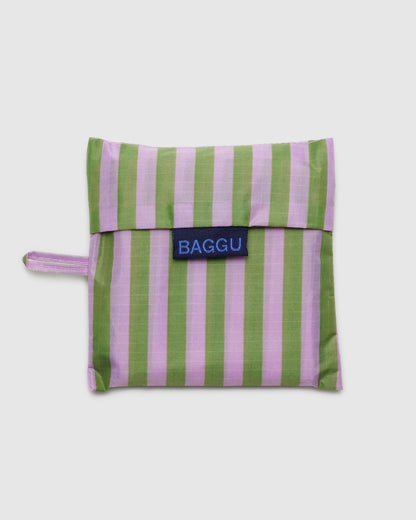 Standard Reusable Bag - Avocado Candy Stripe