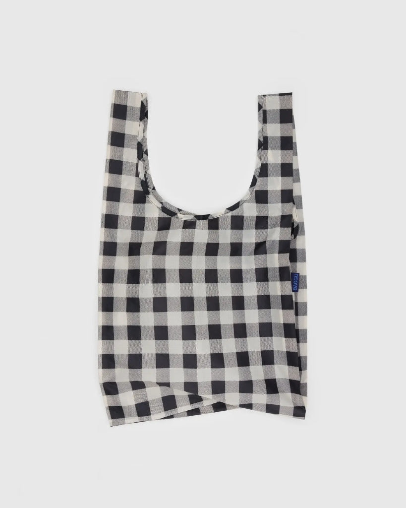 Standard Reusable Bag - Black & White Big Check