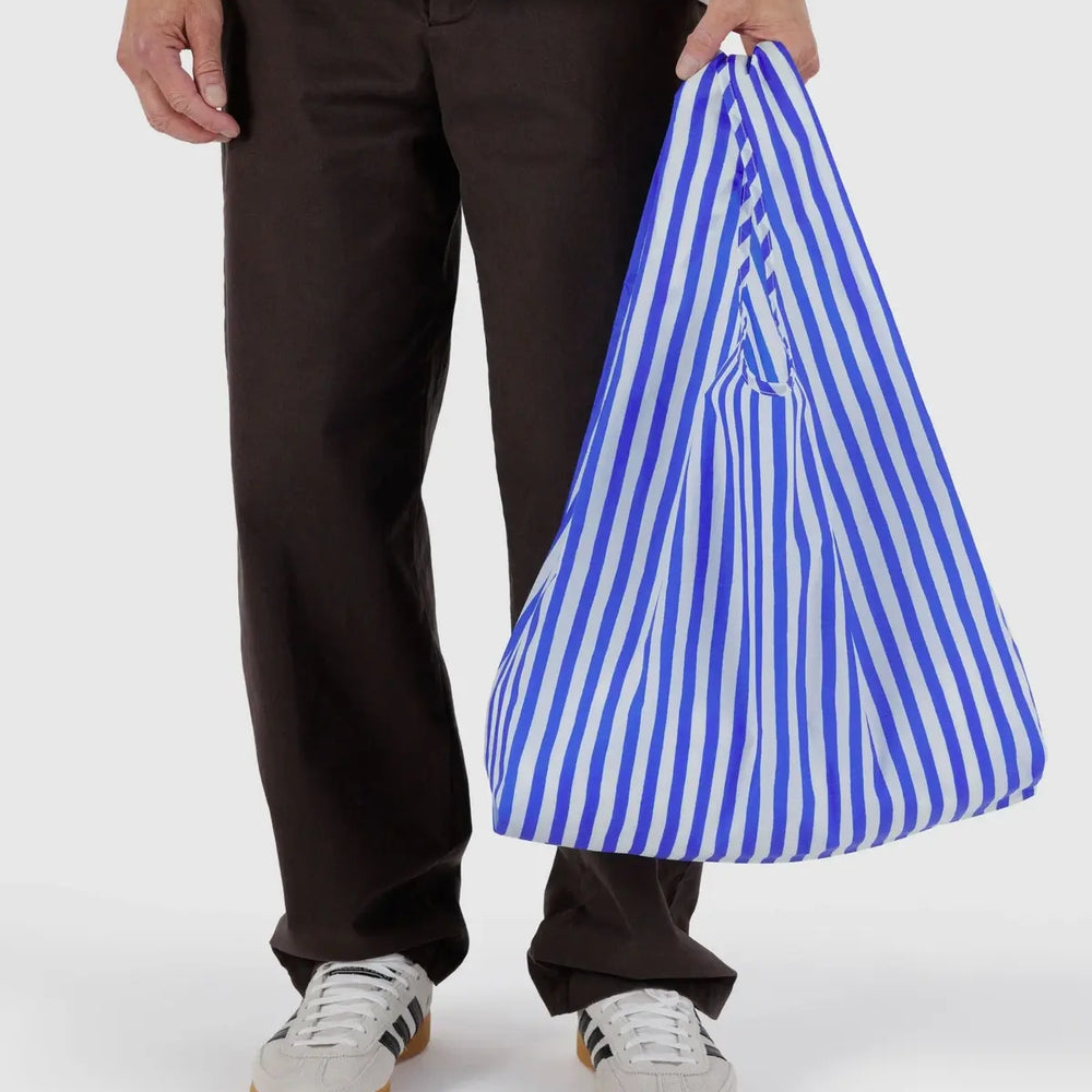 Standard Reusable Bag - Blue Painted stripe