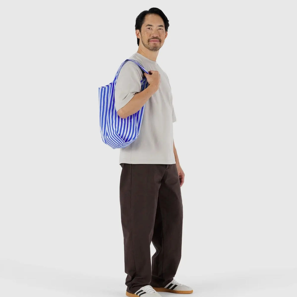 
                      
                        Standard Reusable Bag - Blue Painted stripe
                      
                    