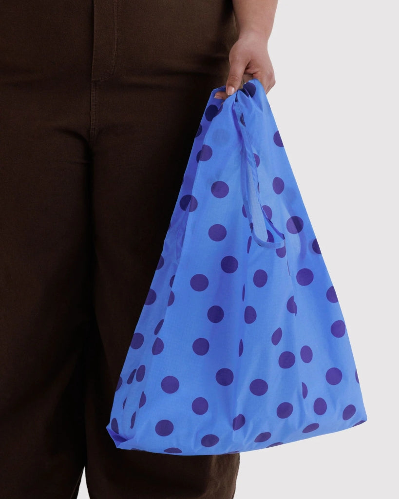 Standard Reusable Bag - Blue Polkadot