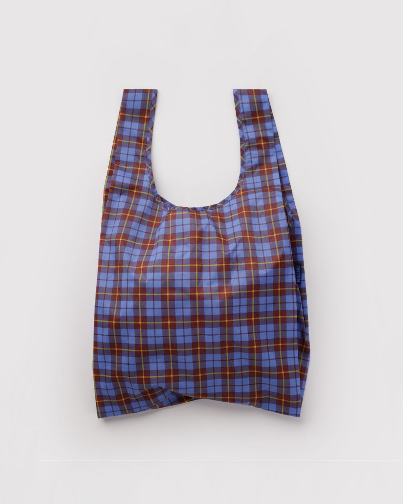 Standard Reusable Bag - Blue Tartan [PRE ORDER]