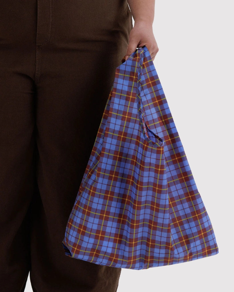 Standard Reusable Bag - Blue Tartan [PRE ORDER]