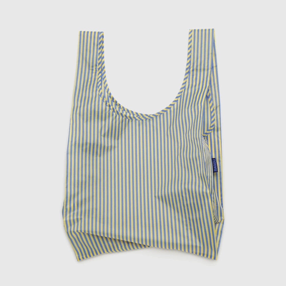 Standard Reusable Bag - Blue Thin Stripe