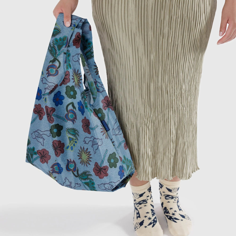 Standard Reusable Bag - Digital Denim Birds