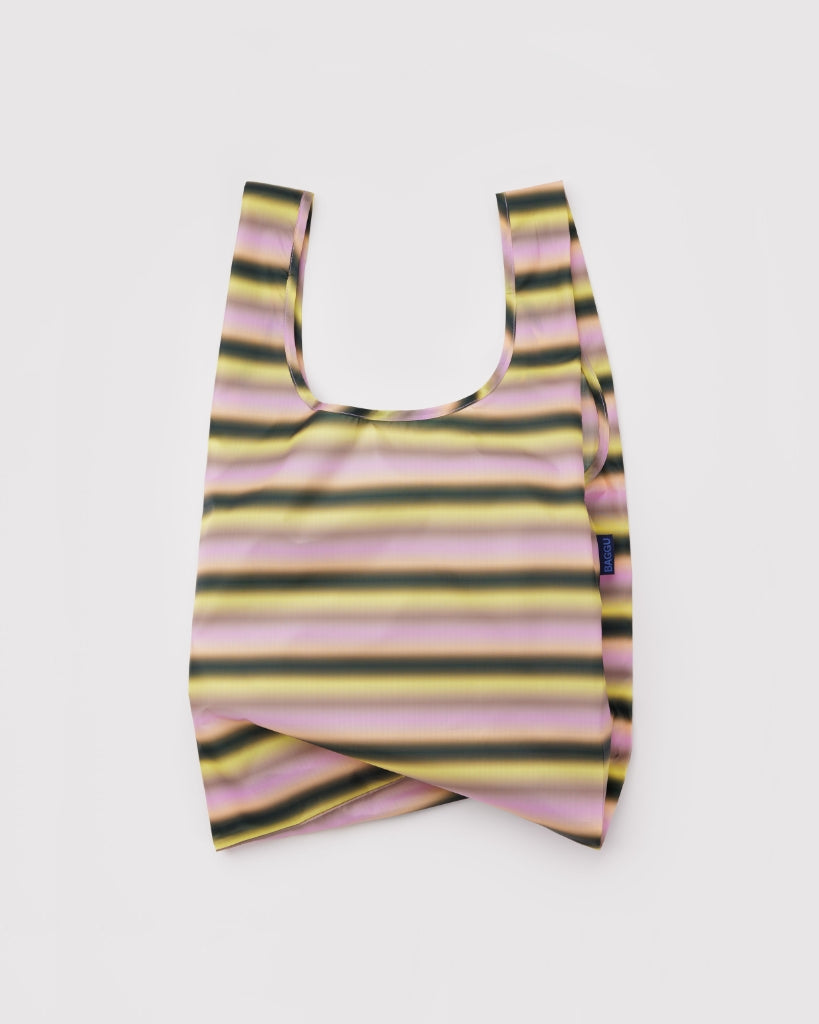 Standard Reusable Bag - Gradient Stripe Pink & Yellow