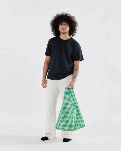 Standard Reusable Bag - Green Gingham [PRE ORDER]