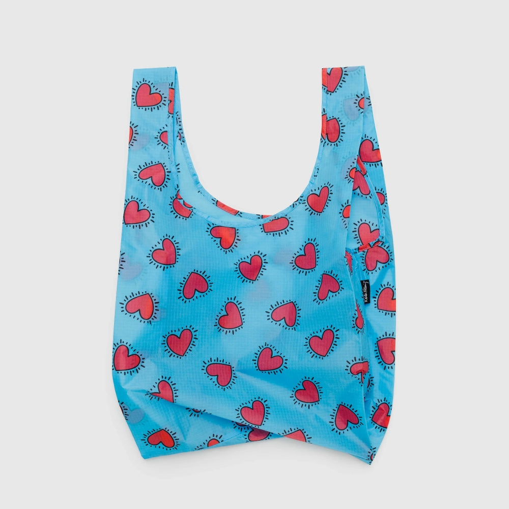 Standard Reusable Bag - Keith Haring Hearts