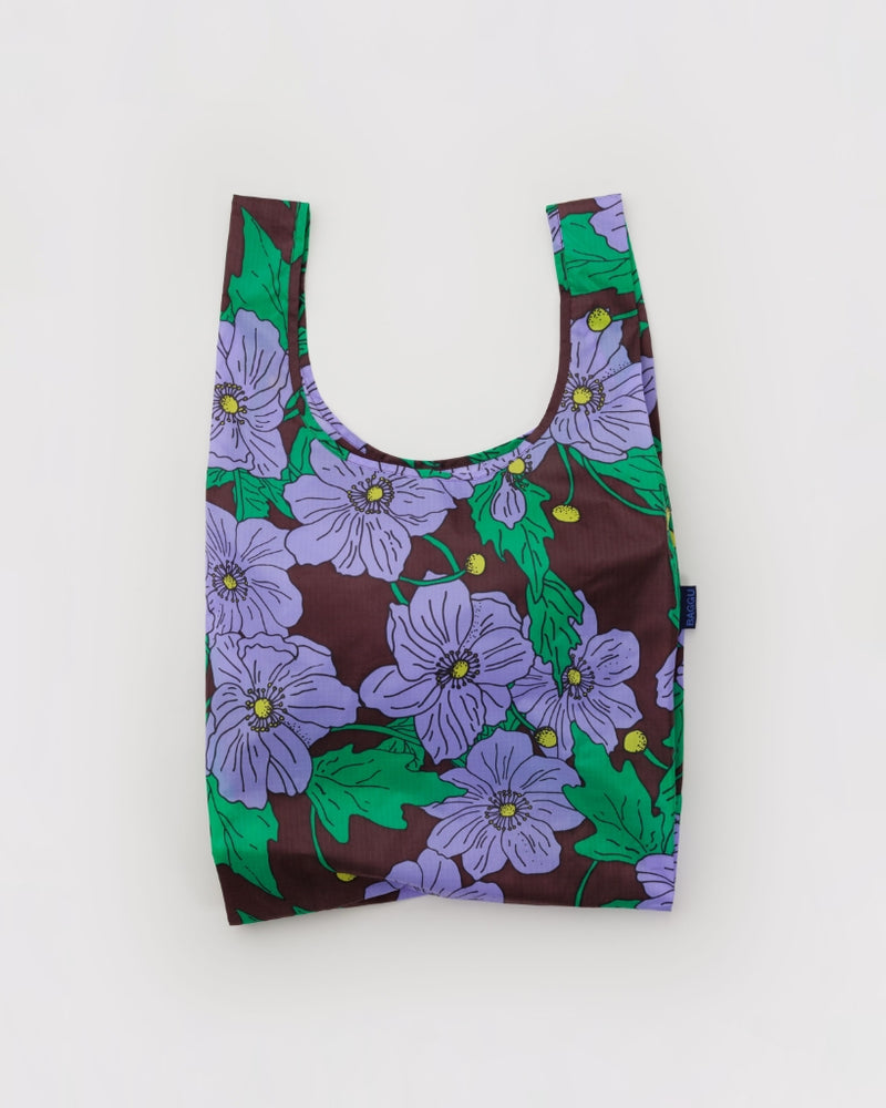 Standard Reusable Bag - Maroon Poppy