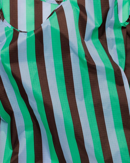 Standard Reusable Bag - Mint 90's Stripe