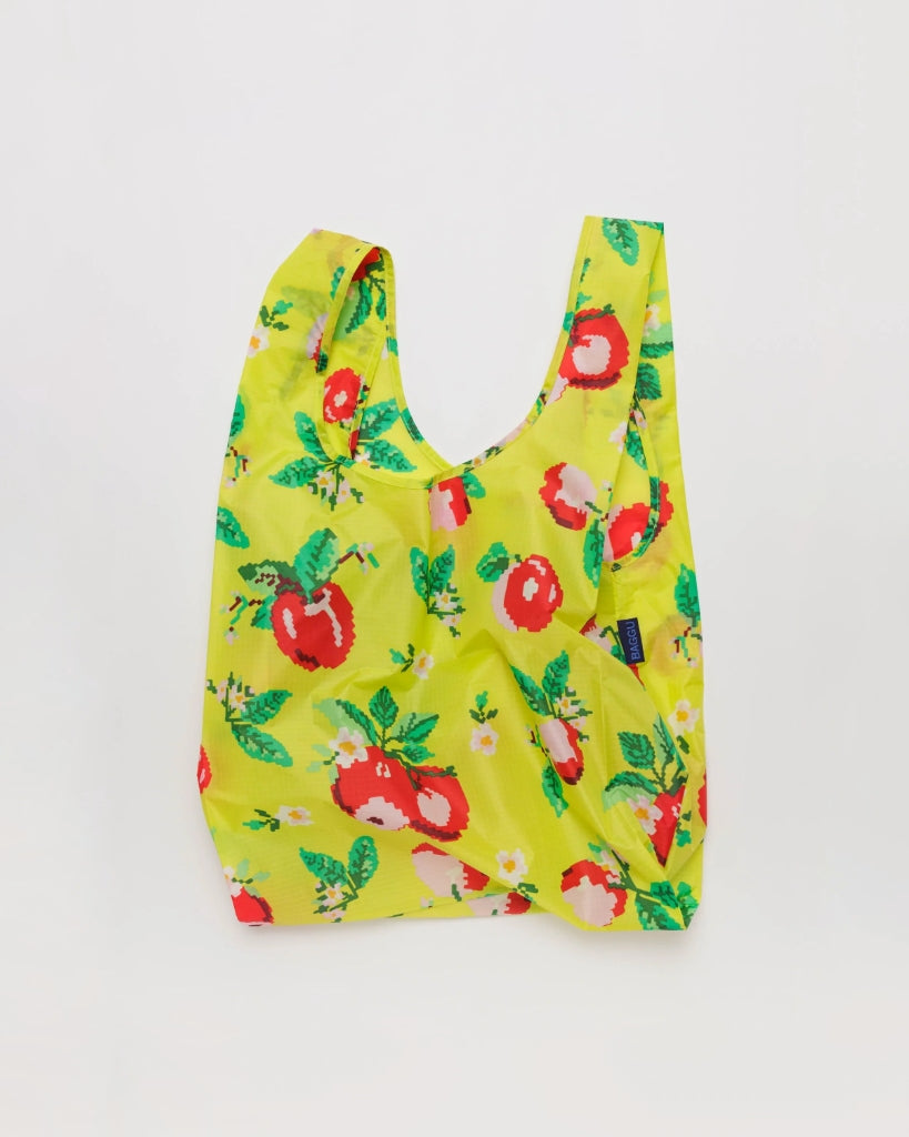 Standard Reusable Bag - Needlepoint Apple