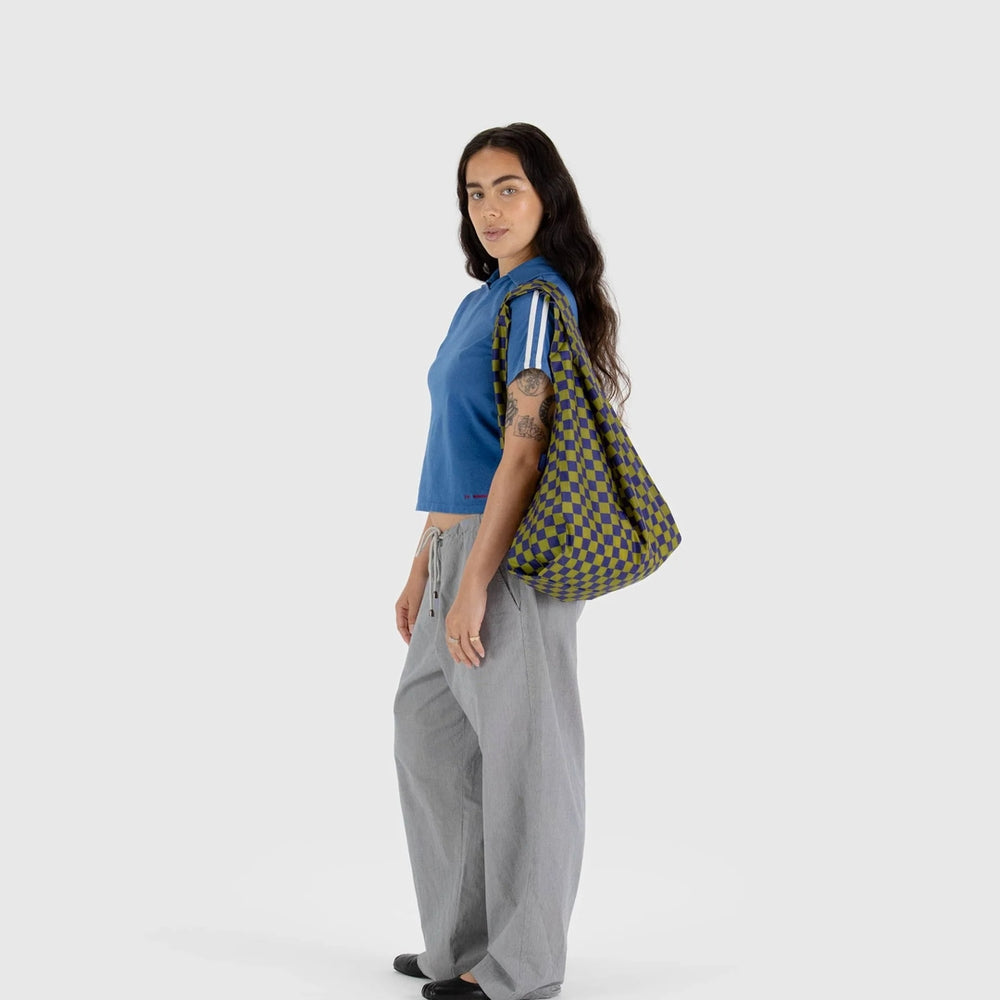 
                      
                        Standard Reusable Bag - Pear Navy Check
                      
                    