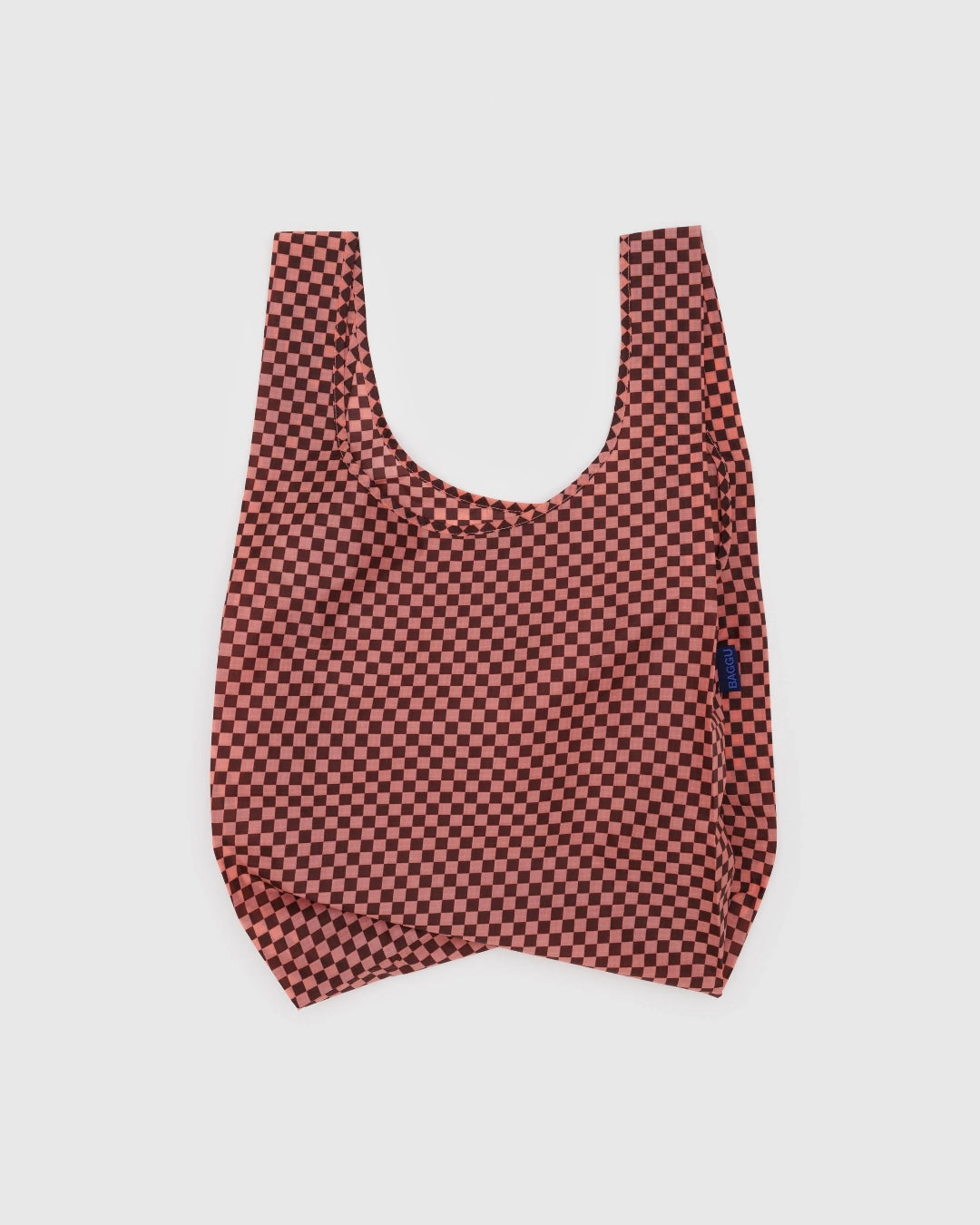 Standard Reusable Bag - Pink Brown Check