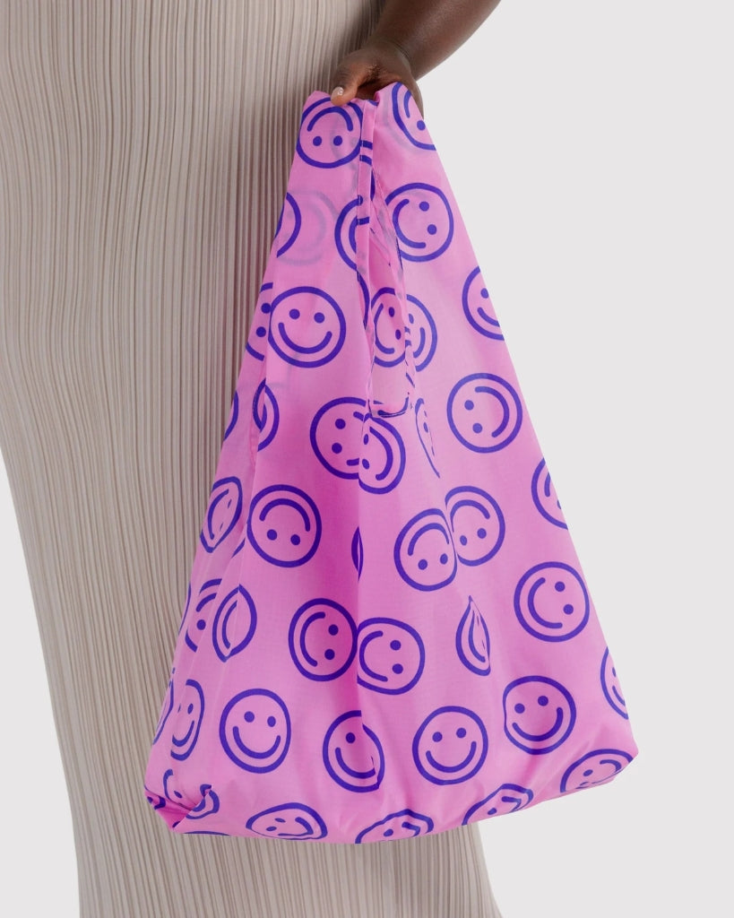 Standard Reusable Bag - Pop Pink Happy
