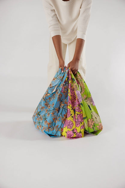Standard Reusable Bags Set of 3 - Garden Flowers [PRE ORDER]