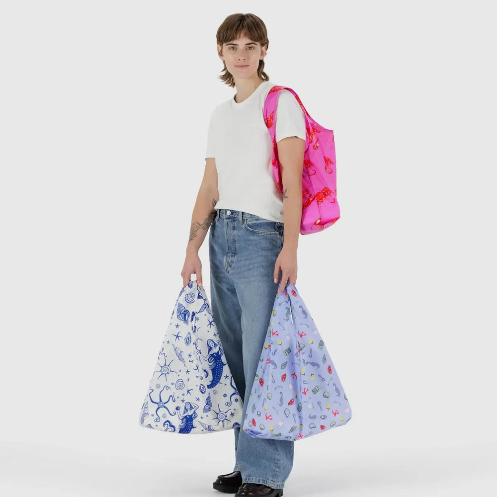 Standard Reusable Bags Set of 3 - Sea Creatures [PRE ORDER]