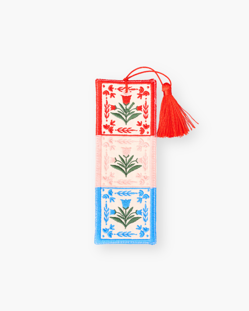 Embroidered Bookmark - Folk Floral [PRE ORDER]