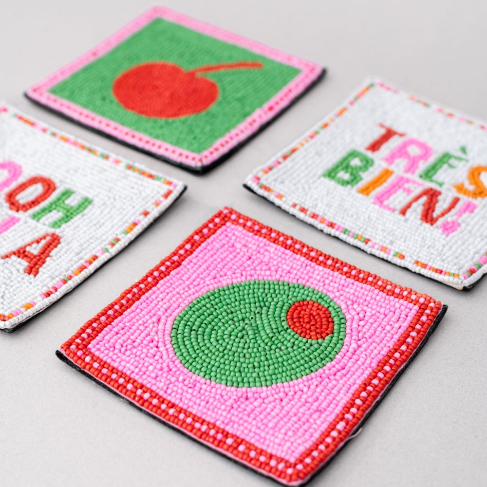 
                      
                        Beaded Coaster Set - Cocktail [PRE ORDER]
                      
                    
