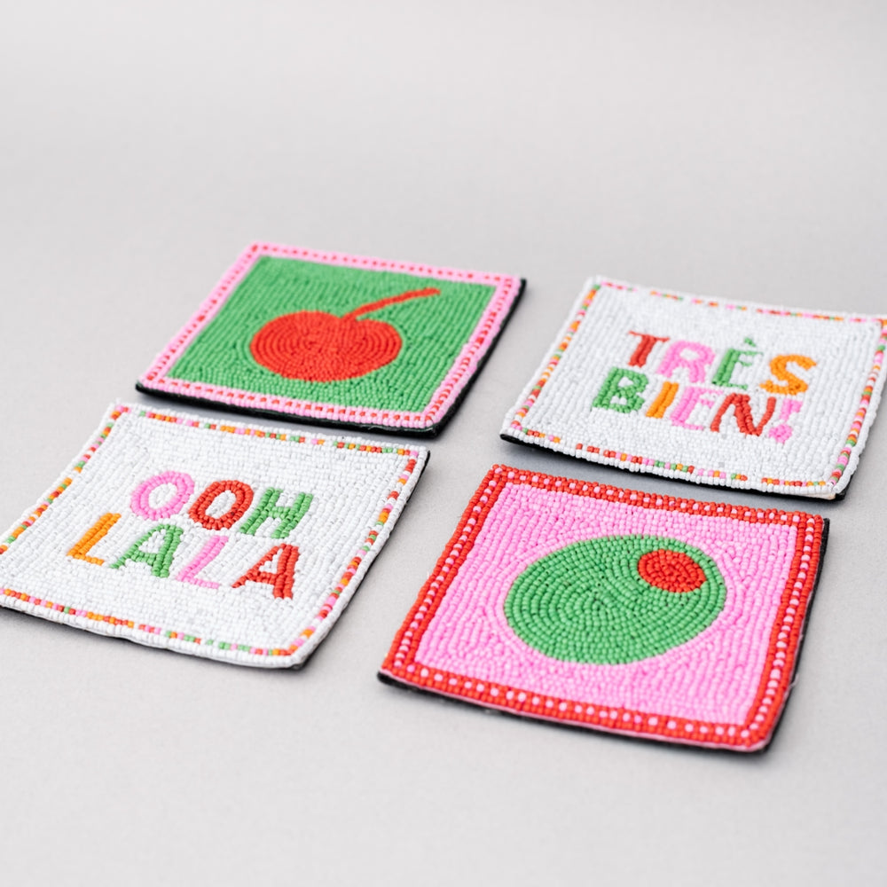 
                      
                        Beaded Coaster Set - Cocktail [PRE ORDER]
                      
                    