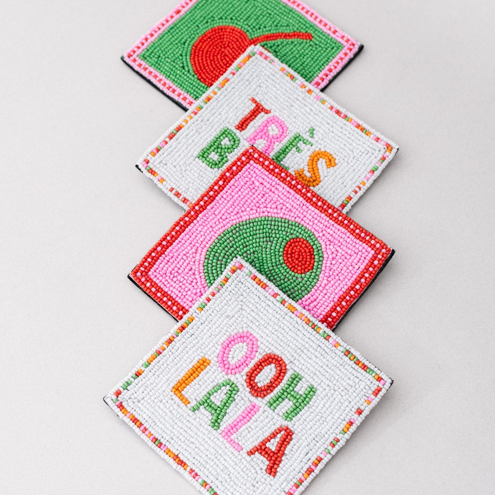 
                      
                        Beaded Coaster Set - Cocktail [PRE ORDER]
                      
                    