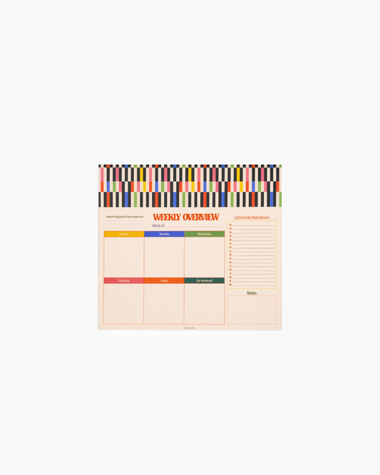 Desk Mouse Notepad - Mid Century Stripe [PRE ORDER]
