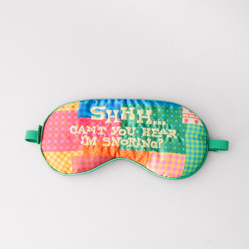 The Getaway Eye Mask - Plaid [PRE ORDER]