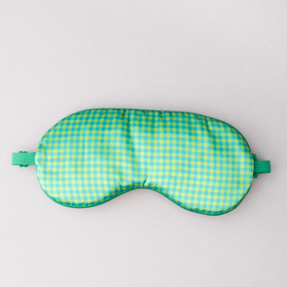 The Getaway Eye Mask - Plaid [PRE ORDER]