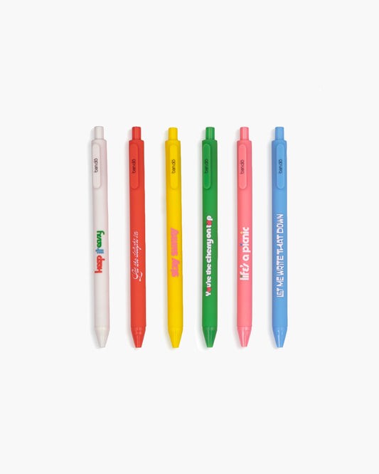 Write On Gel Pen Set - Life's A Picnic [PRE ORDER]