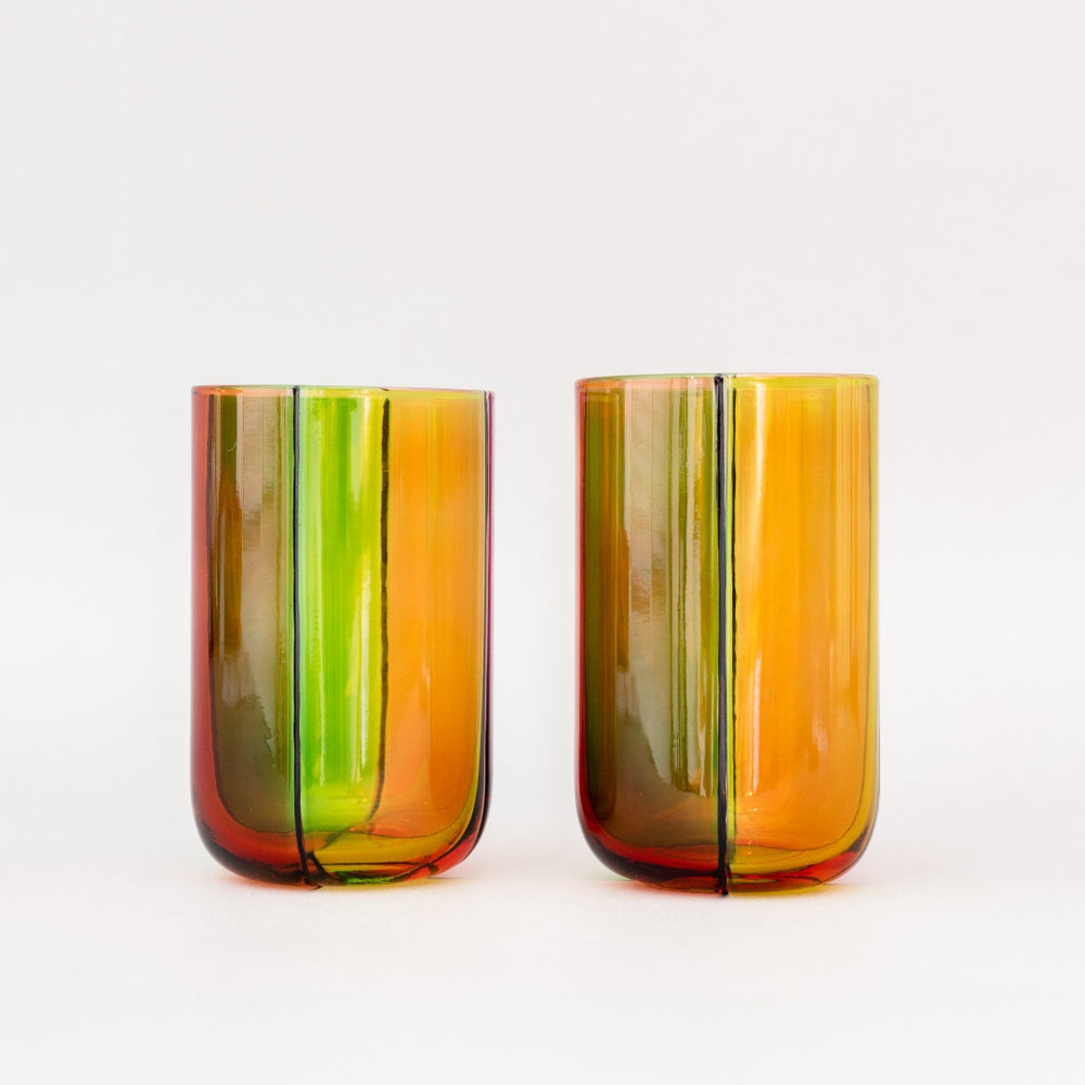 High Ball Glasses - Colorblock [PRE ORDER]