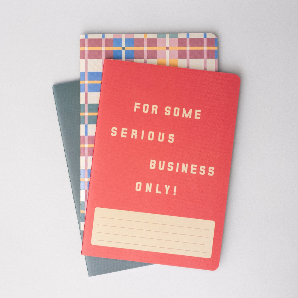 Hold That Thought Notebook Set - For Some Serious Bussiness only [PRE ORDER]