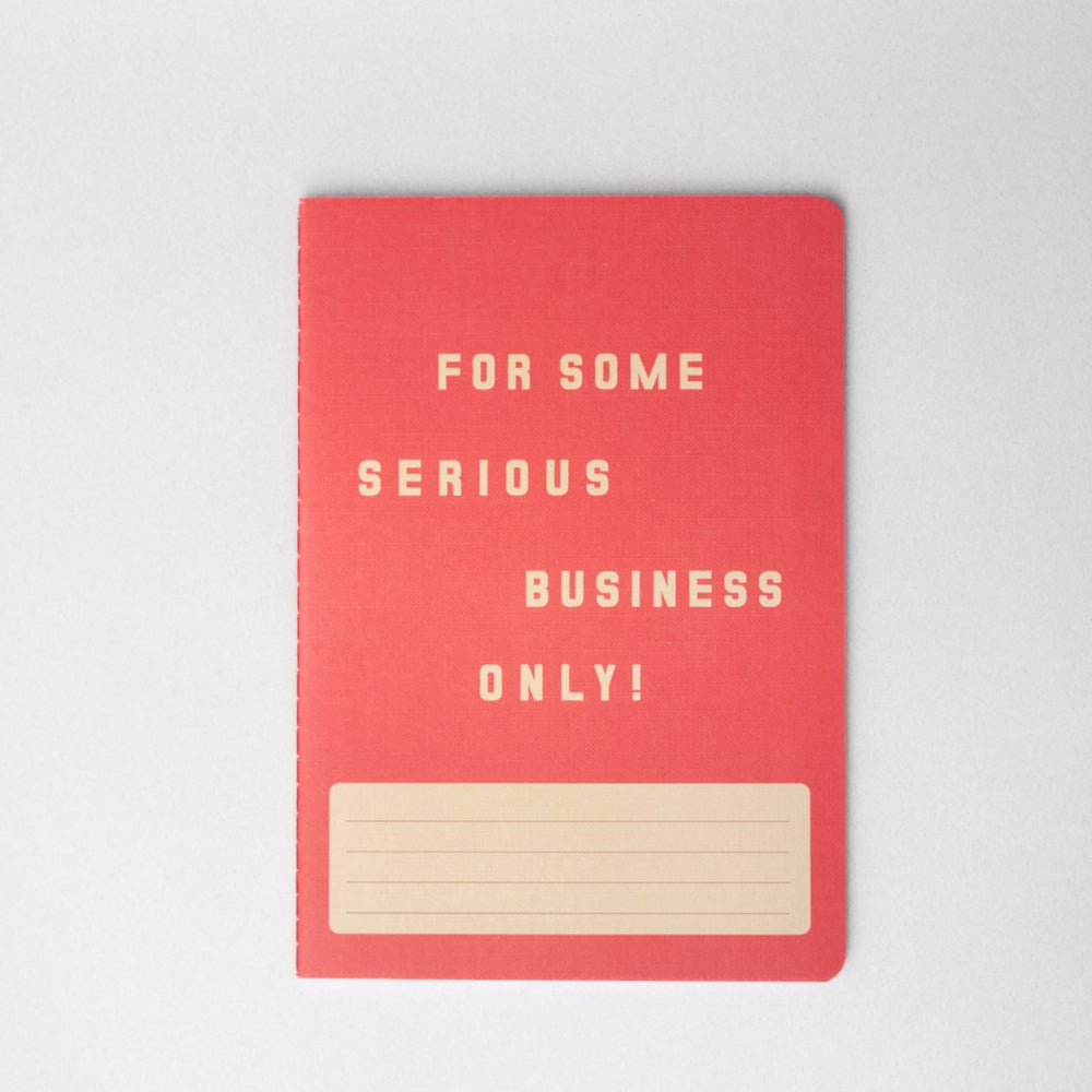 
                      
                        Hold That Thought Notebook Set - For Some Serious Bussiness only [PRE ORDER]
                      
                    