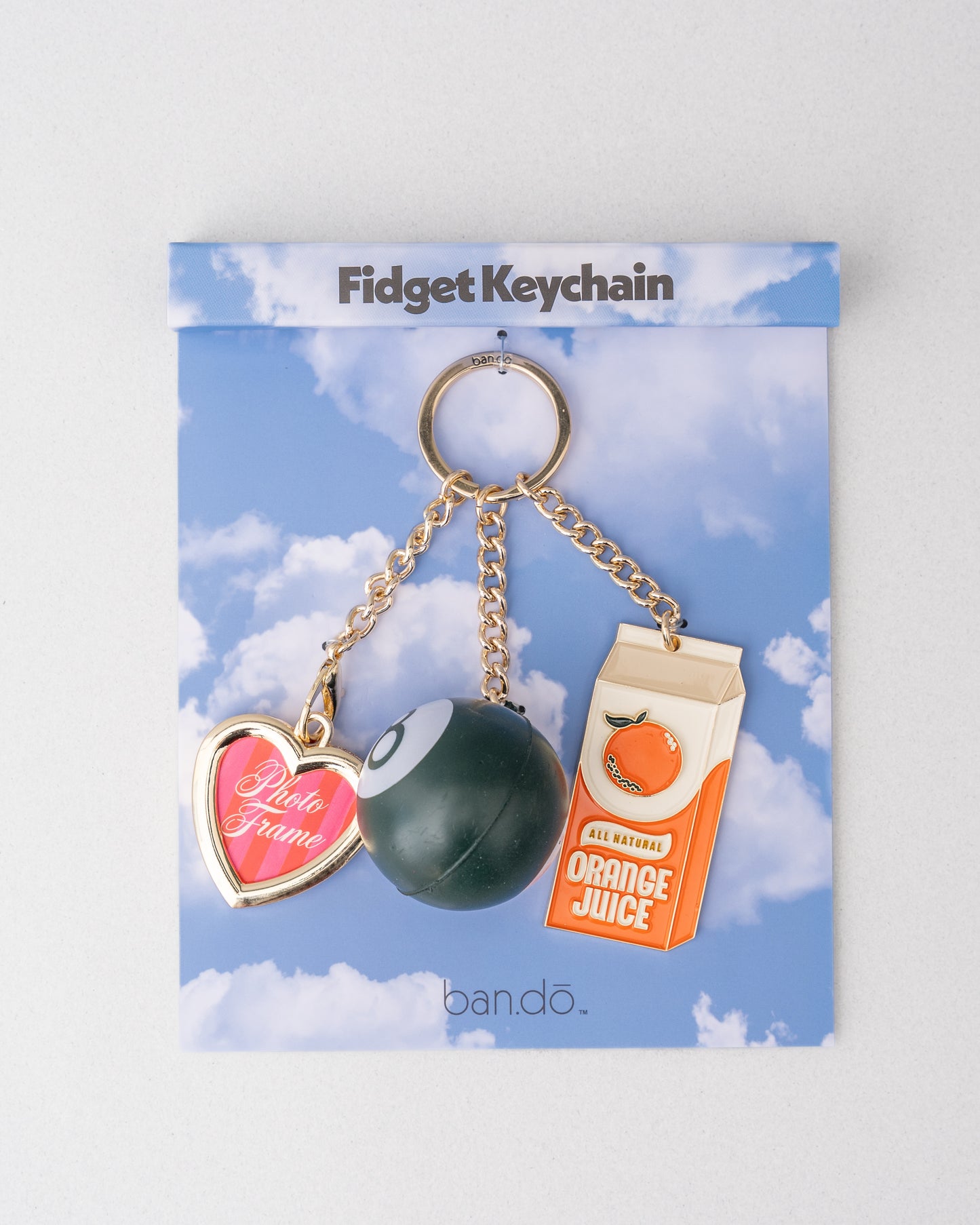 Fidget Keychain - Orange Juice [PRE ORDER]