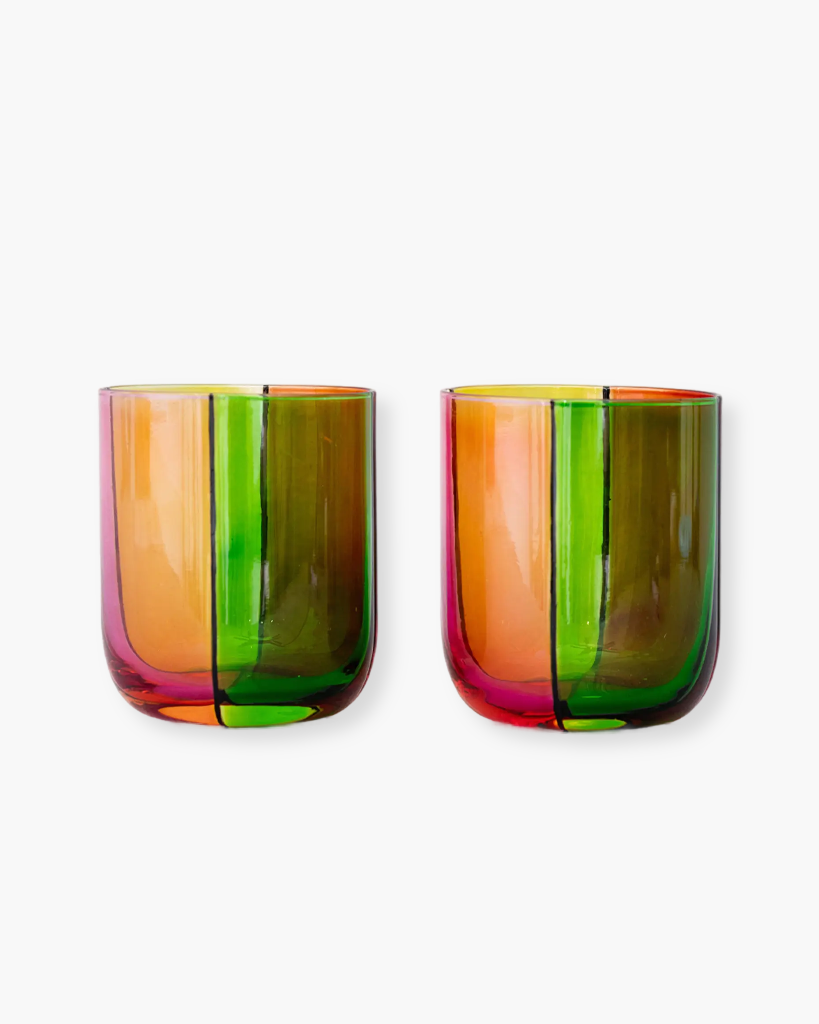 Low Ball Glasses - Colorblock [PRE ORDER]
