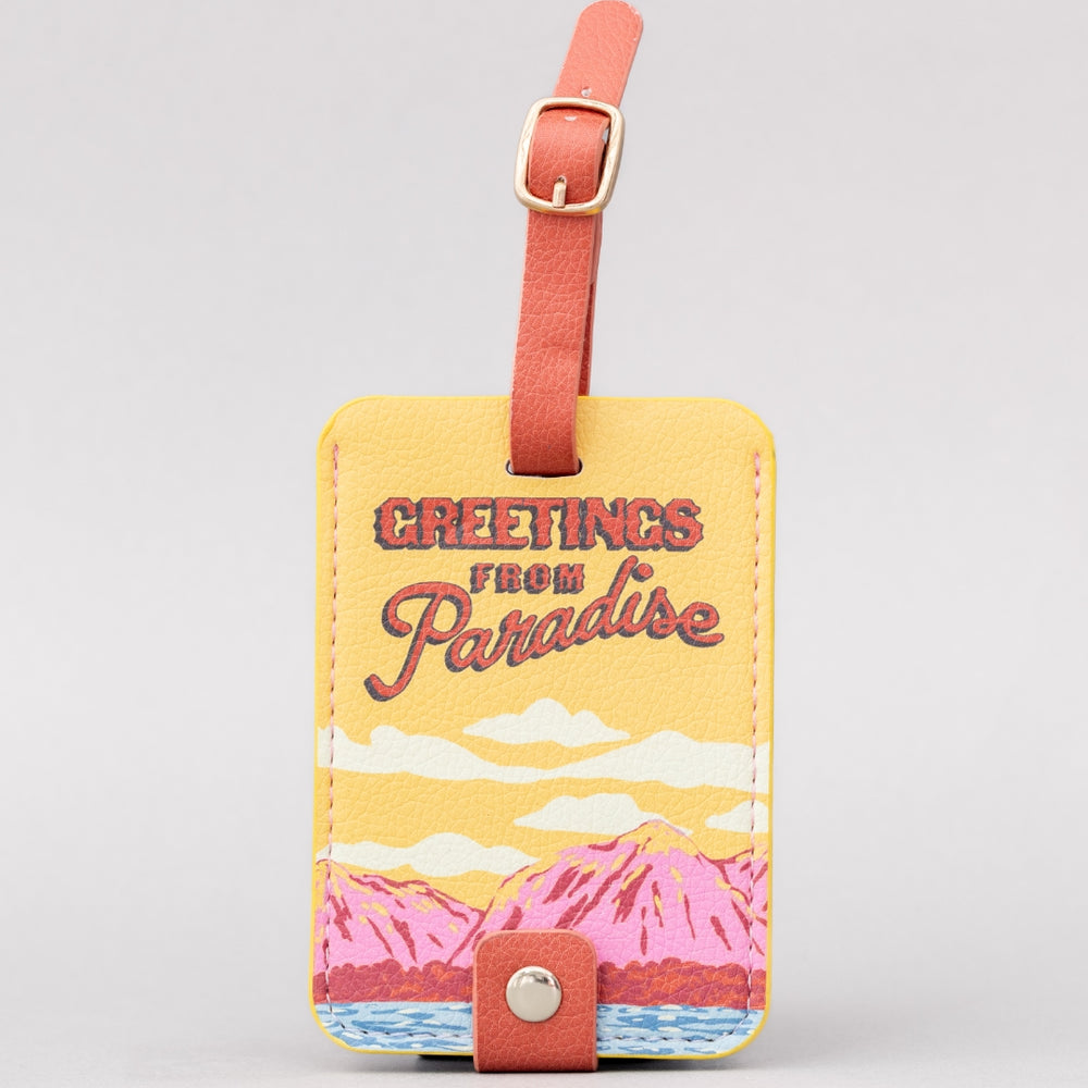 The Getaway Luggage Tag - Greetings From Paradise [PRE ORDER]