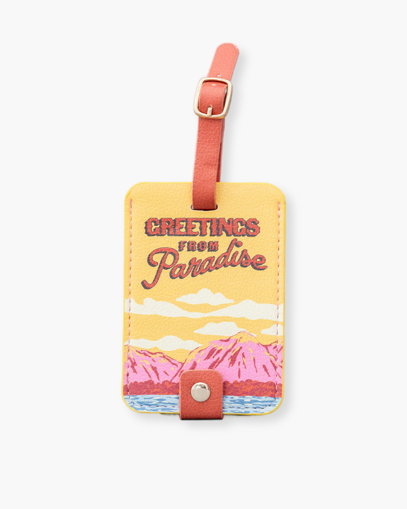 The Getaway Luggage Tag - Greetings From Paradise [PRE ORDER]