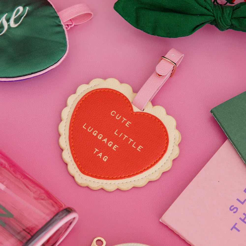 The Getaway Luggage Tag Set - Heart & Cherry [PRE ORDER]