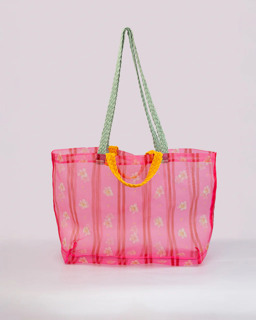 Mesh Market Bag - Floral Stripe [PRE ORDER]