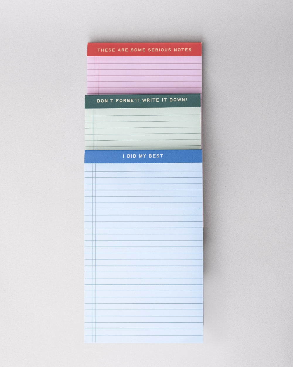 Mini Legal Pad Set - Serious Notes [PRE ORDER]